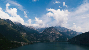 壮丽山水湖景风光