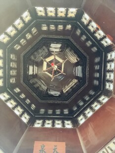 精美八角形徽章设计图案藻井