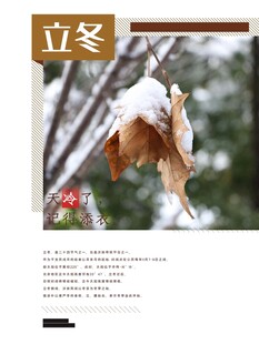 立冬海报