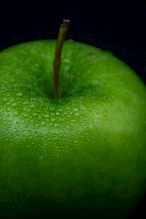 青苹果特写