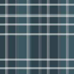 蓝绿色低调格纹格子布料