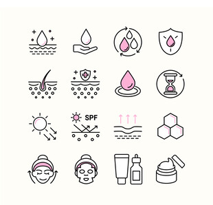 美容护肤图标