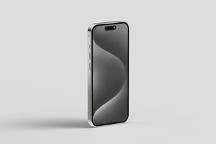 黑色手机模型展示样机