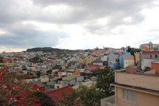 越南多彩山城俯瞰美景