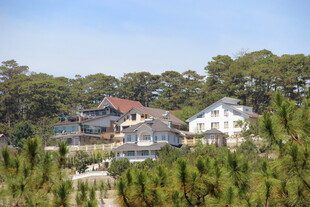 越南山林间的美丽别墅群