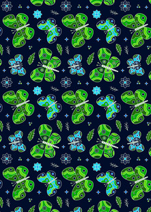 四叶草图案背景纹理