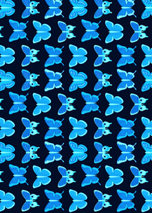 蓝色几何图案无缝背景