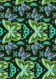 蝴蝶图案背景纹理