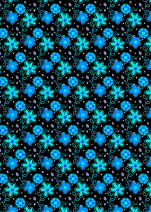 蓝色星形图案背景纹理