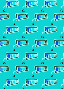 饮品图案的清新背景图