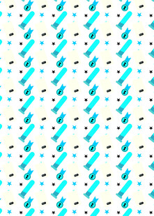 蓝白几何图案纹理背景