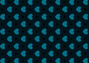 深蓝色心形图案背景纹理