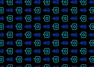 蓝黑色几何图案背景纹理