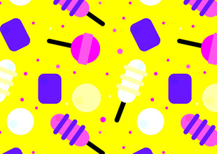 多彩几何图案背景