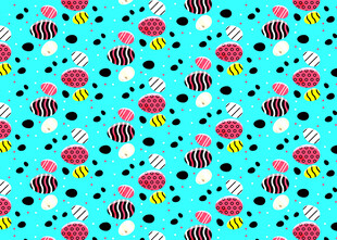 多彩冰淇淋图案背景