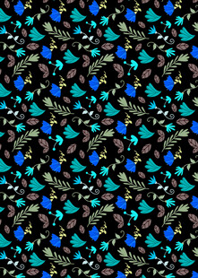 蓝黑多彩几何图案纹理