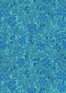 蓝绿色抽象花纹图案背景