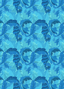 叶子图案背景纹理