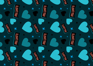 心形图案的多彩背景纹理