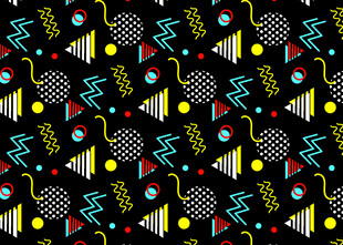 多彩几何图案背景纹理