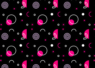 黑色背景的粉色图案纹理