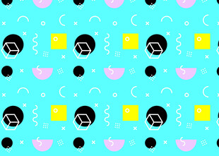 多彩几何图案背景