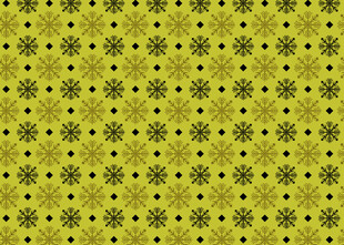 黄色雪花图案背景纹理