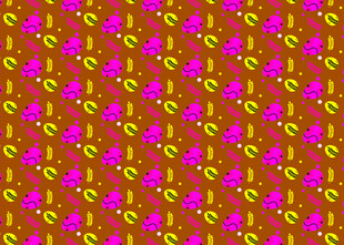 多彩花卉图案背景