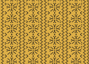 复古几何花纹黄色背景图案