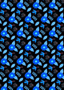 蓝色几何图案无缝背景