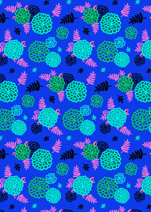 多彩圆形图案背景纹理