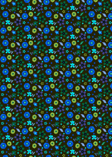 多彩圆点几何图案背景