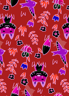 奇幻火焰图案背景