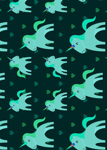 绿色飞鸟图案背景纹理