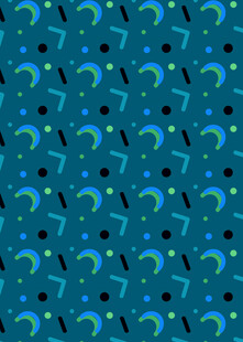 蓝色波纹图案背景纹理