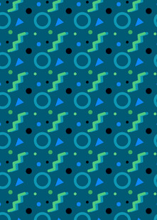 蓝绿环形图案背景纹理