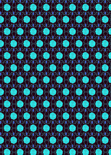 蓝黑圆点几何图案背景