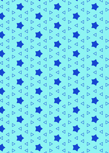 蓝绿底星星图案背景