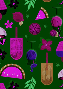 多彩节日装饰图案元素