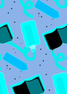 多彩电子设备图案背景