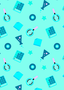 清新几何图案背景设计