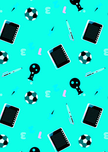 清新风学习用品图案背景