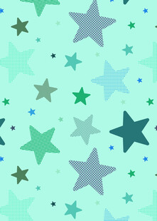 清新星星图案背景