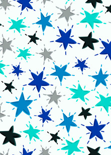 多彩星星图案背景