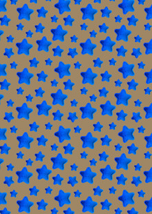 蓝色星星图案背景纹理