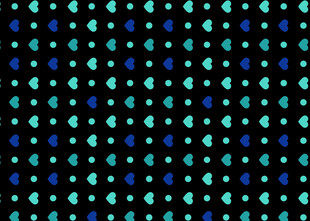 蓝绿点状图案背景