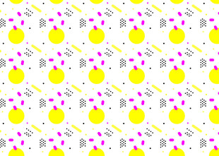 柠檬图案无缝背景纹理