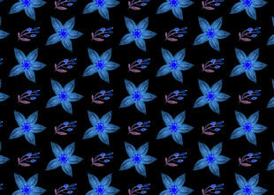 蓝色星星图案背景