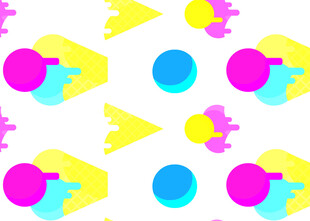 多彩几何图案背景