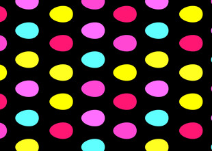 彩色圆点图案背景
